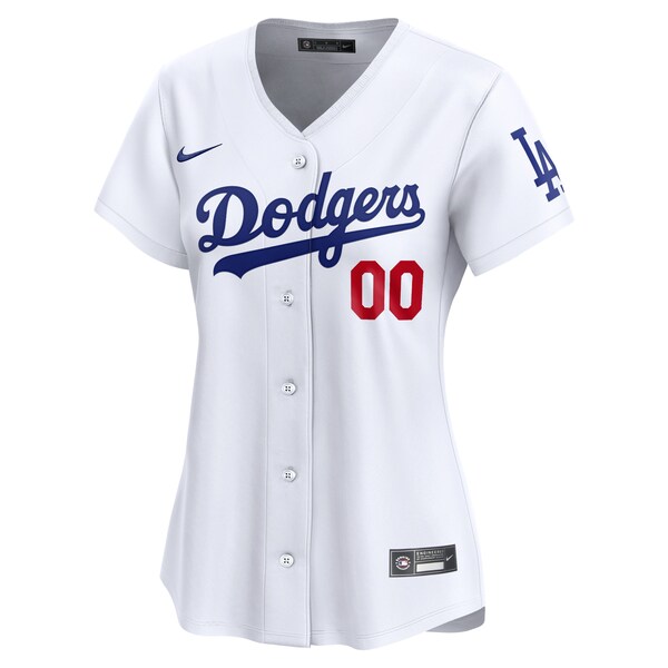Los Angeles Dodgers Nike Women's Home Limited Custom Jersey - White