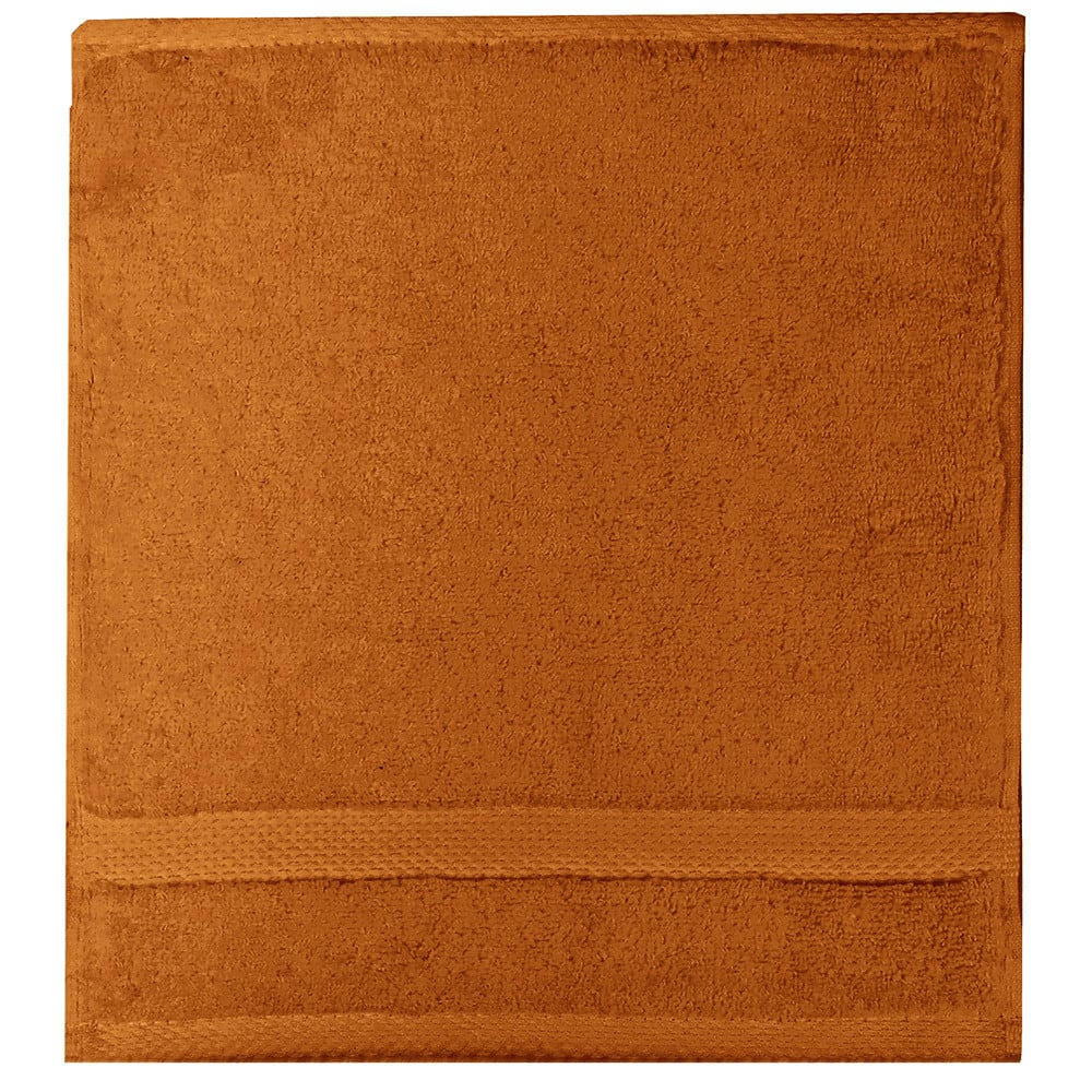 - Carre  pur coton orange 50x50