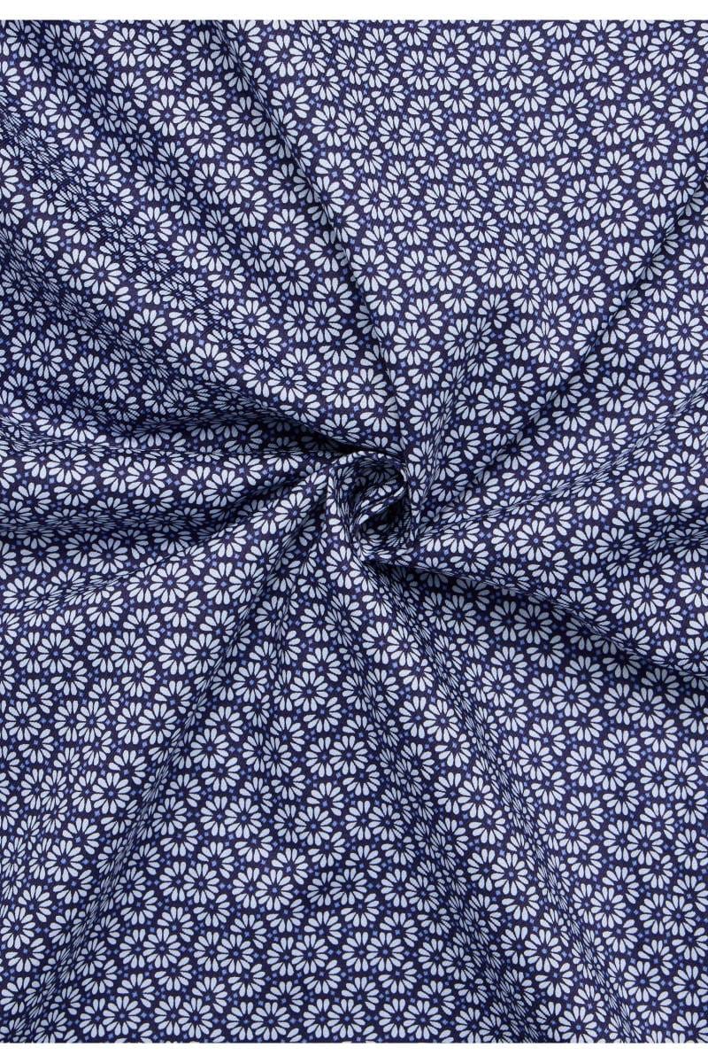 ETERNA Slim Fit Hemd dunkelblau, Bedruckt