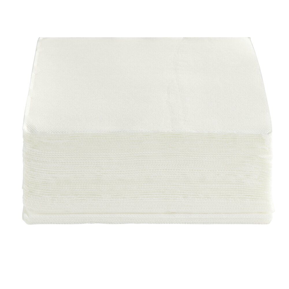 Serviette carrée blanche Tex Touch 2 plis en papier x40