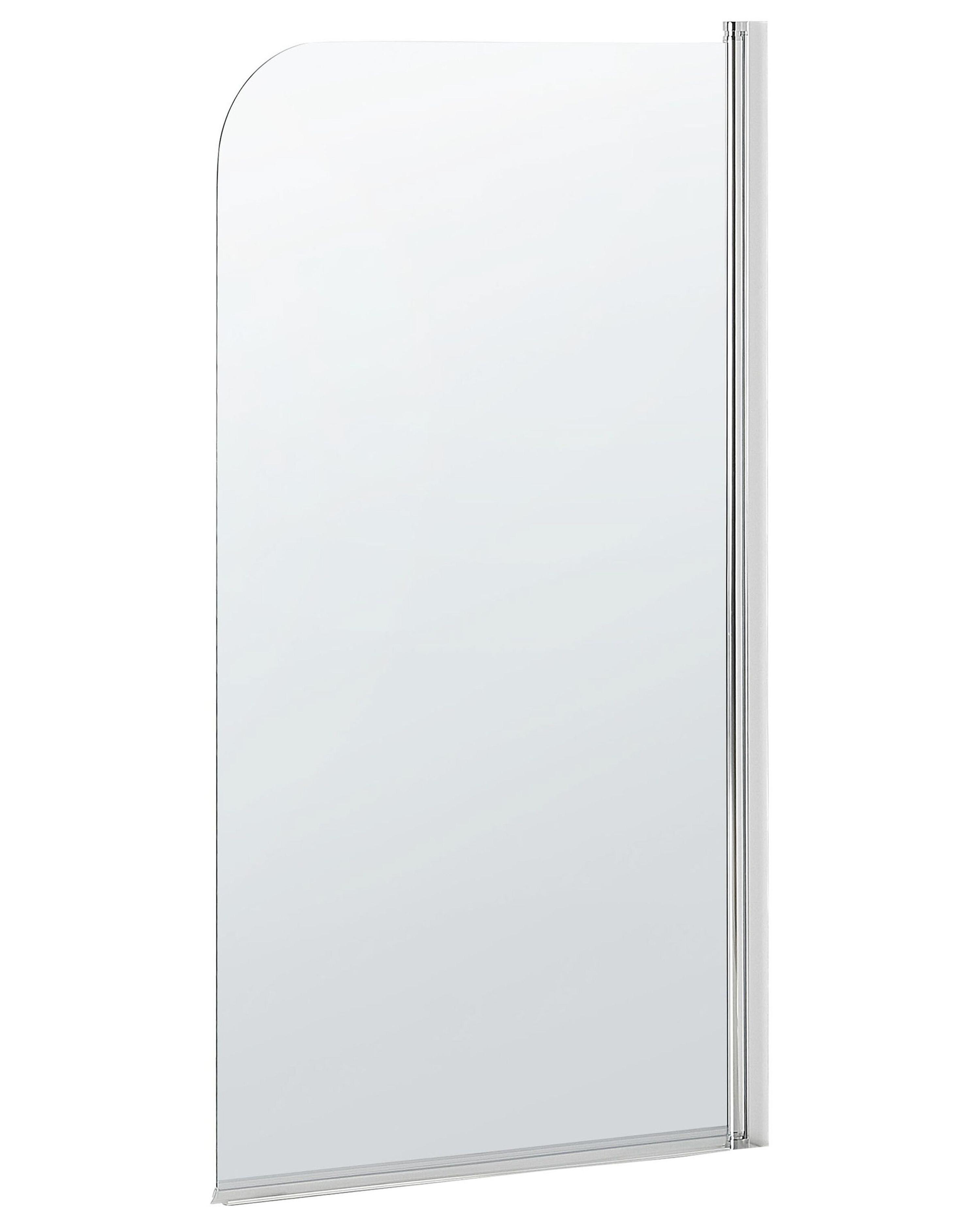 Shower Bath Screen LAPAN II 1400 x 700 mm Silver