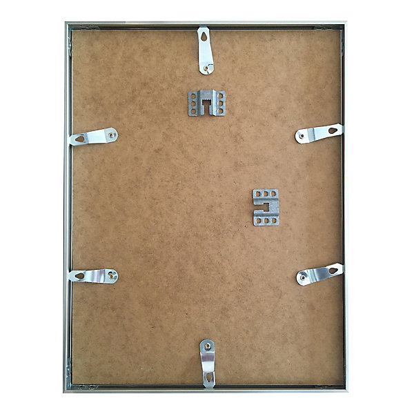 Cadre photo aluminium chêne Accent l.30 x H.40 cm