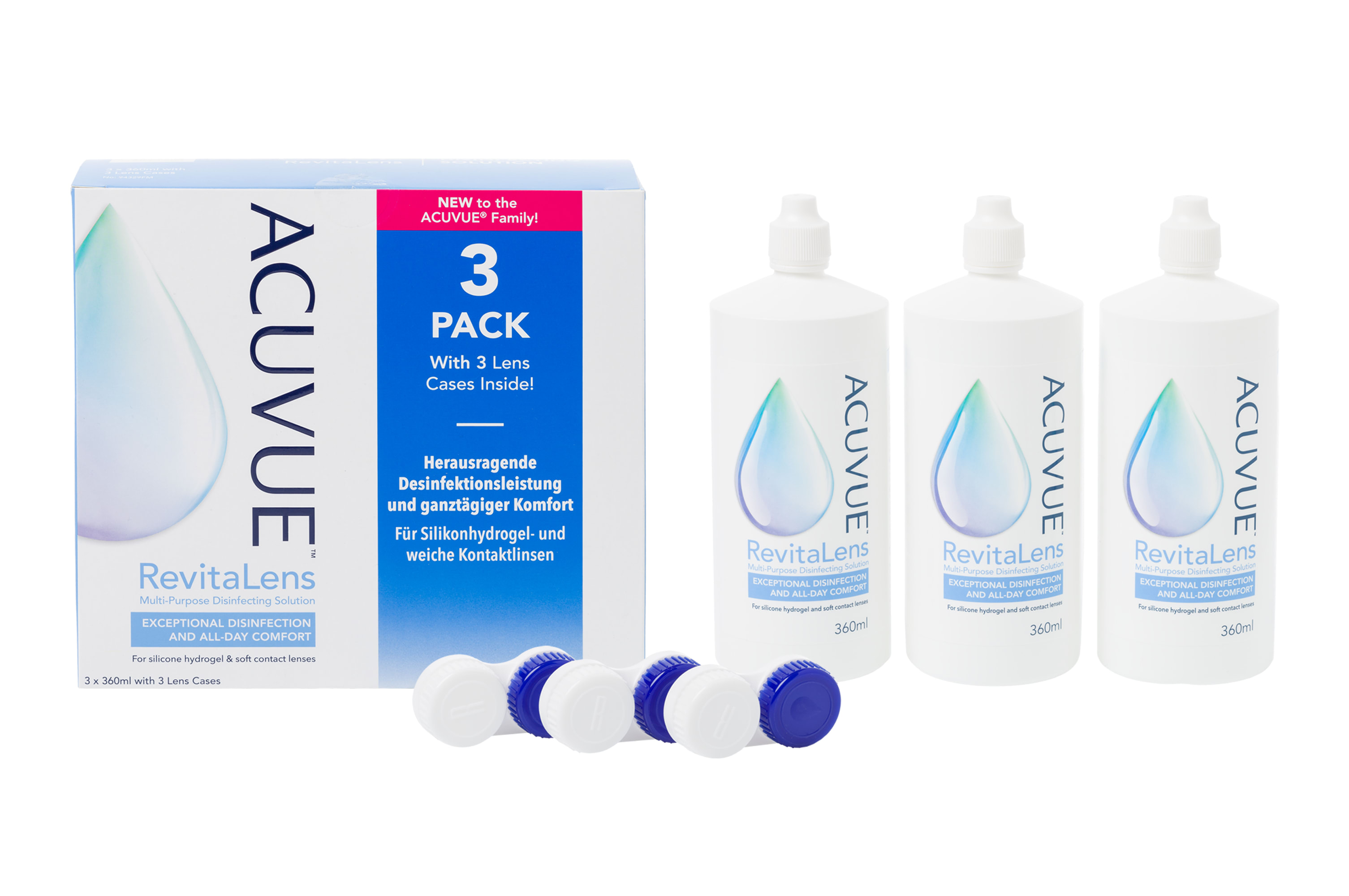 Complete RevitaLens Acuvue RevitaLens Vorrat 3x360