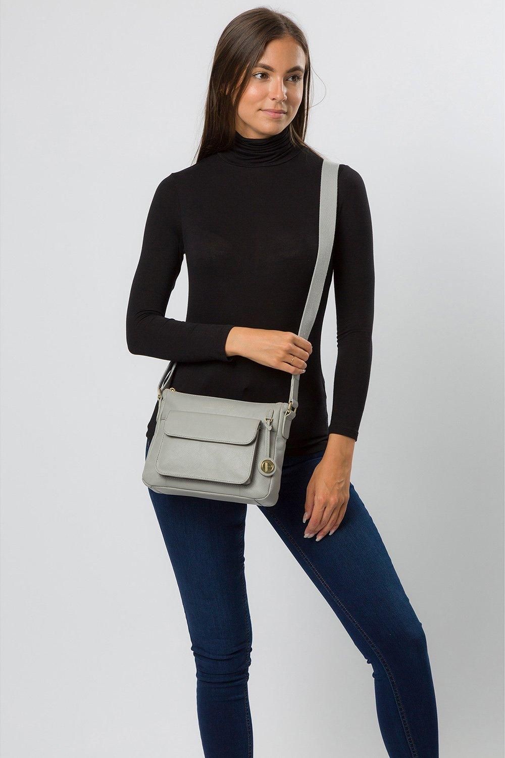 Pure Luxuries London Tindall' Leather Shoulder Bag