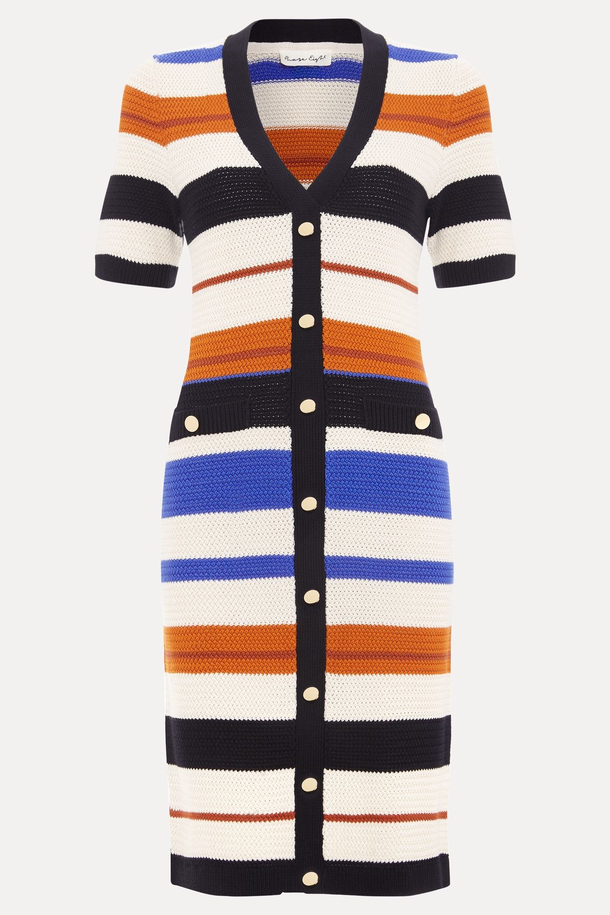 Phase Eight Bridget Stripe Crochet Dress