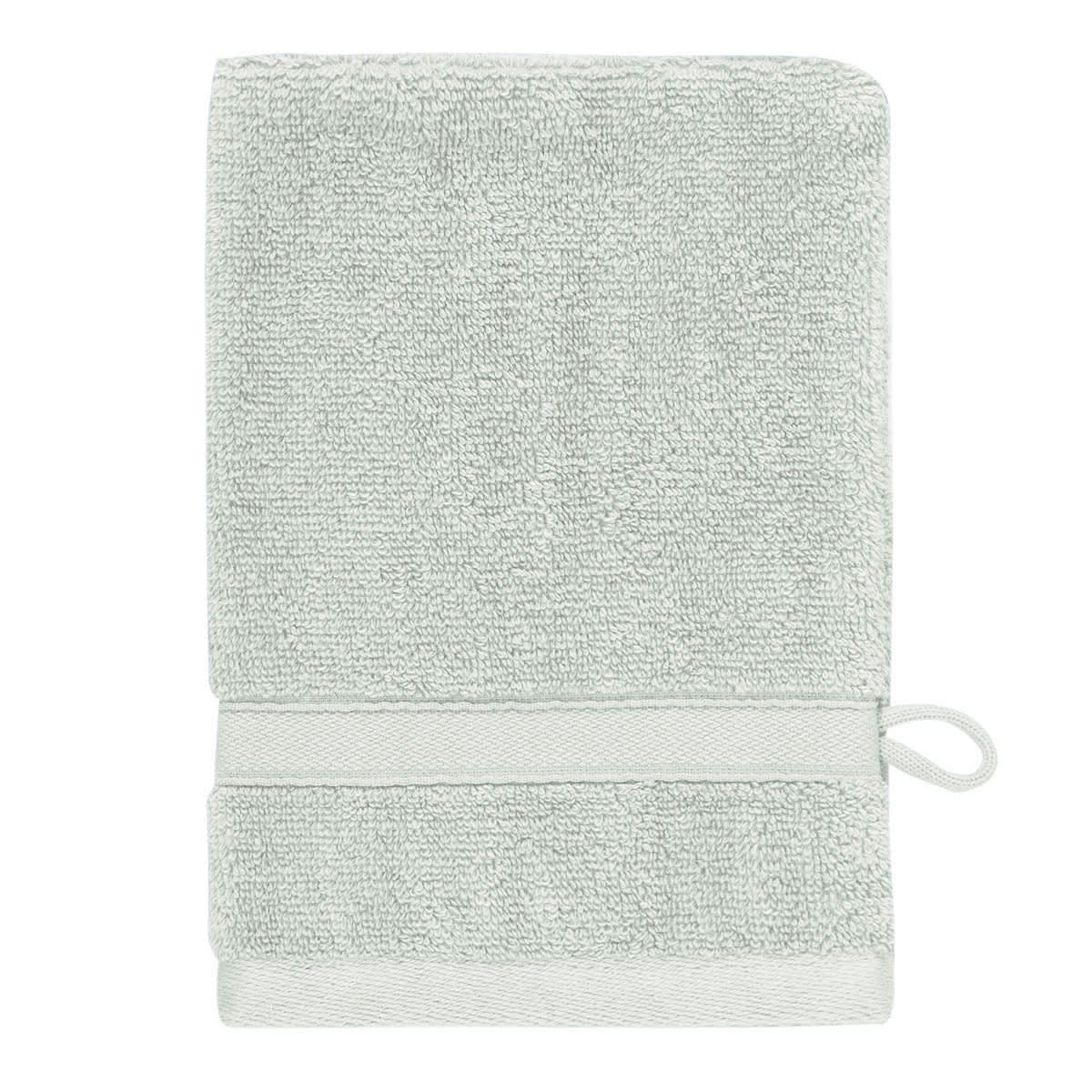 SENSILK - Lot de 3 gants de toilette 600 gr/m²  glacier 16x22 cm