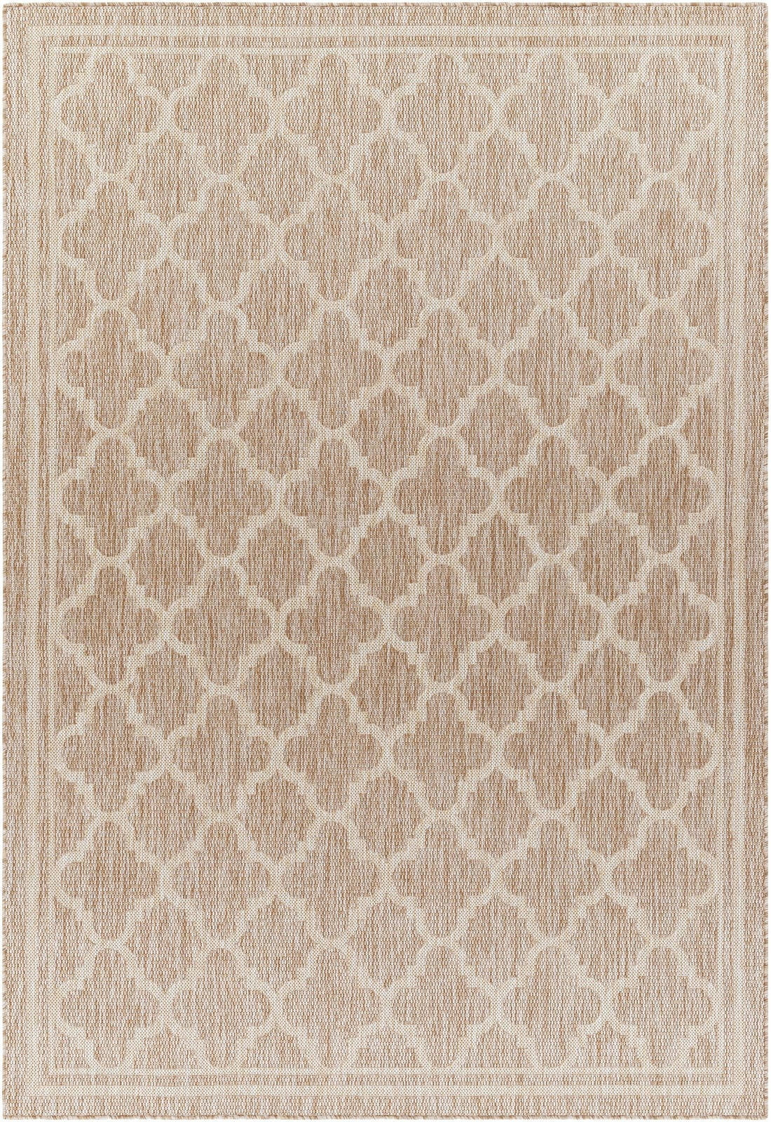 MAYA - Tapis d'Extérieur/Intérieur Effet Jute Sable/Beige 160x213