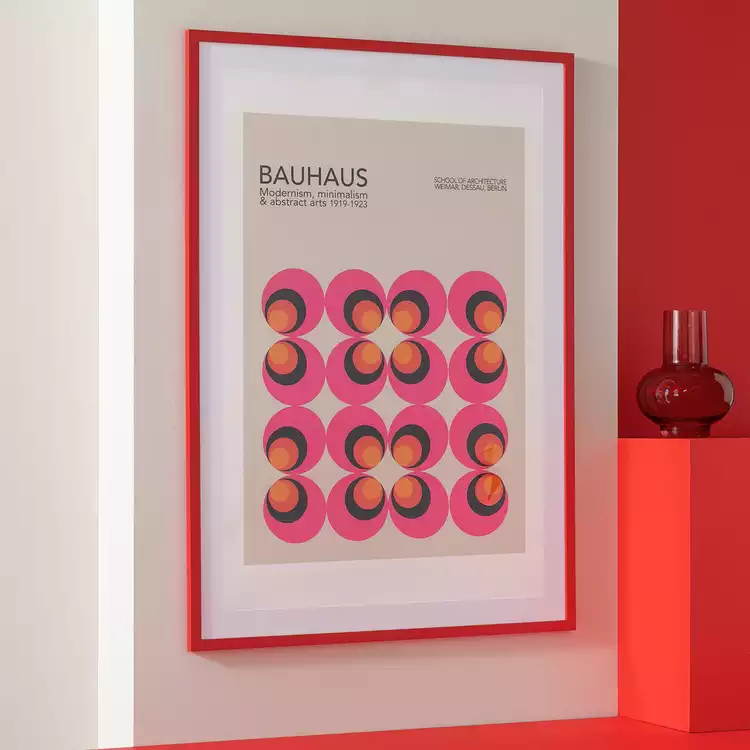Habitat Red Picture Frame - 70X100cm