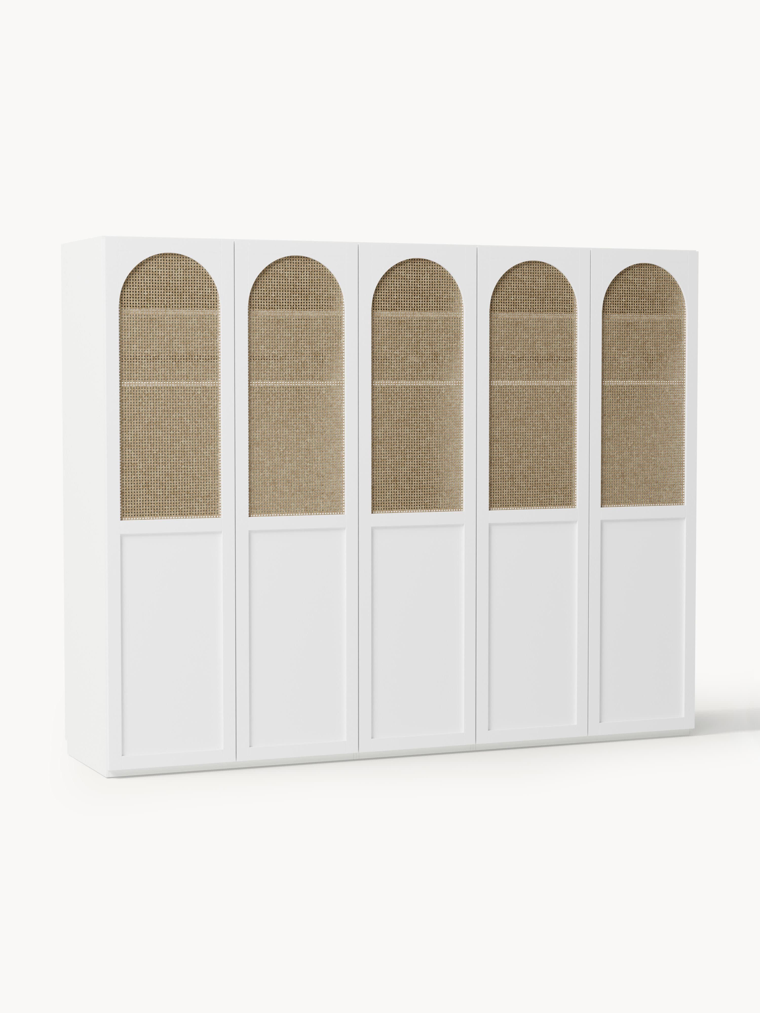 Modularer Drehtürenschrank Jeanne, 250 cm Breite, in verschiedenen Größen