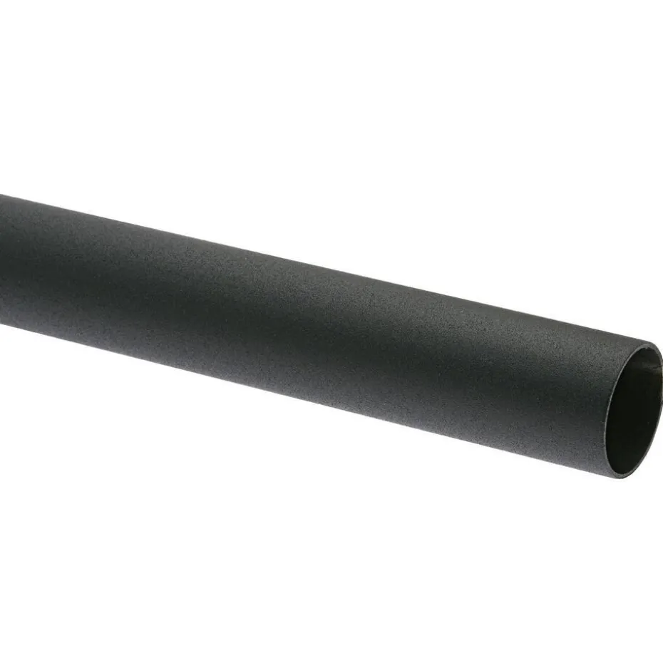 Kwantum Gordijnroedes | Gordijnroede 160 Cm Mat Zwart Staal – Ø28mm