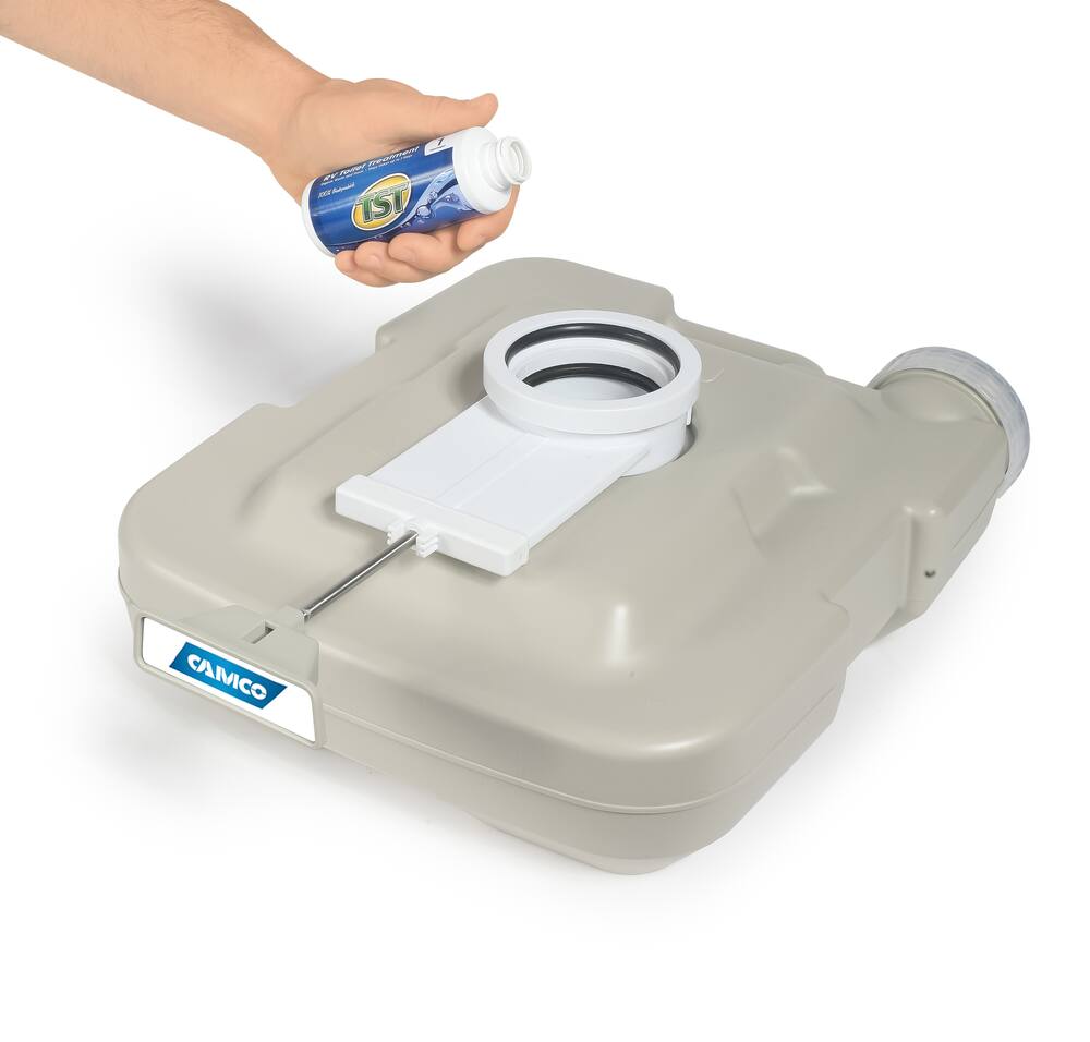 CAMCO 41531 RV Portable Toilet, 2.6-Gal