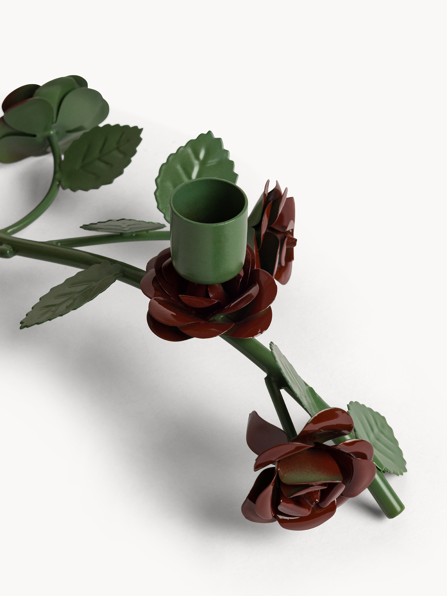 Porta t-light in ferro lavorato a mano