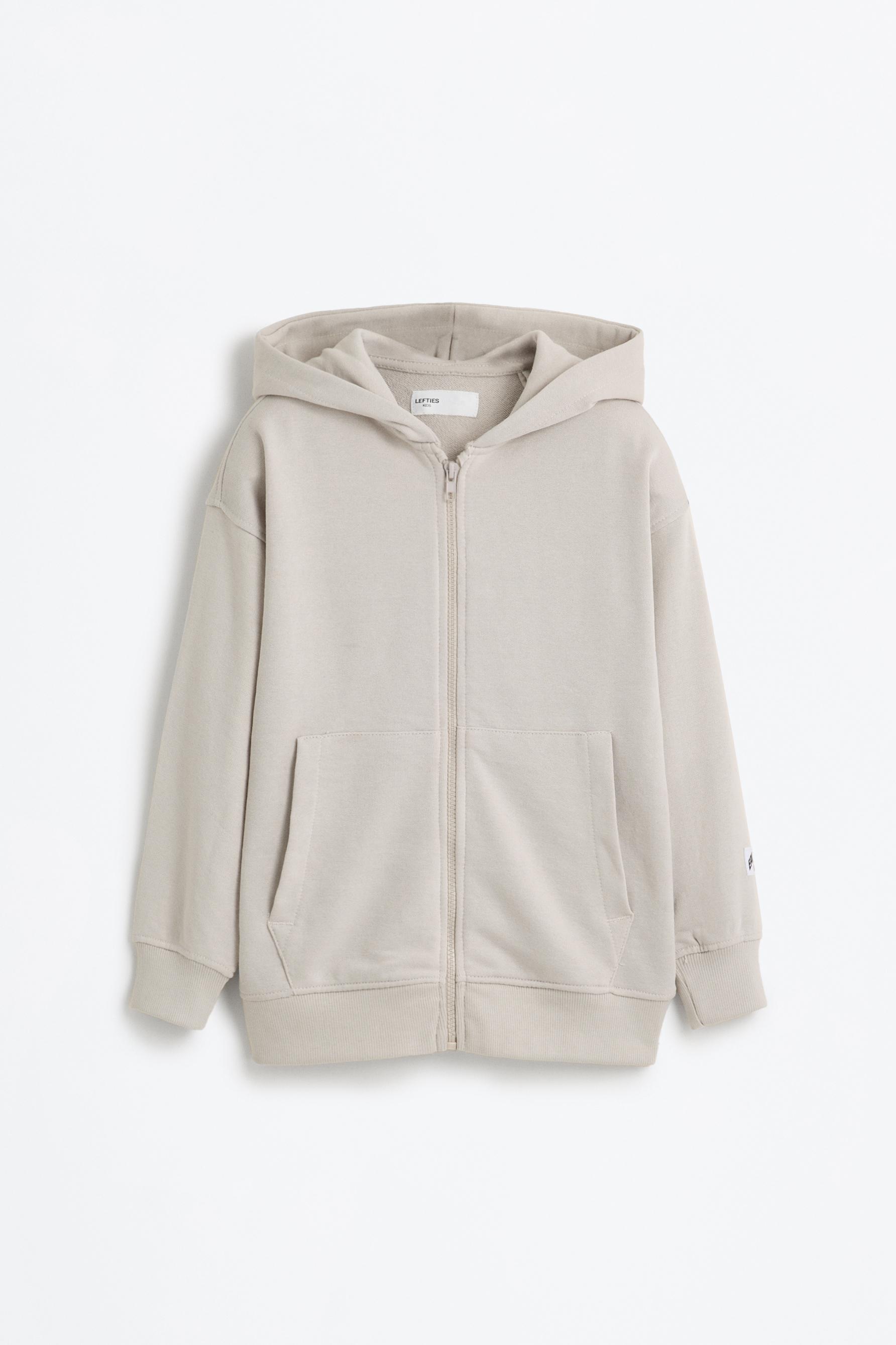 Sudadera cremallera capucha
