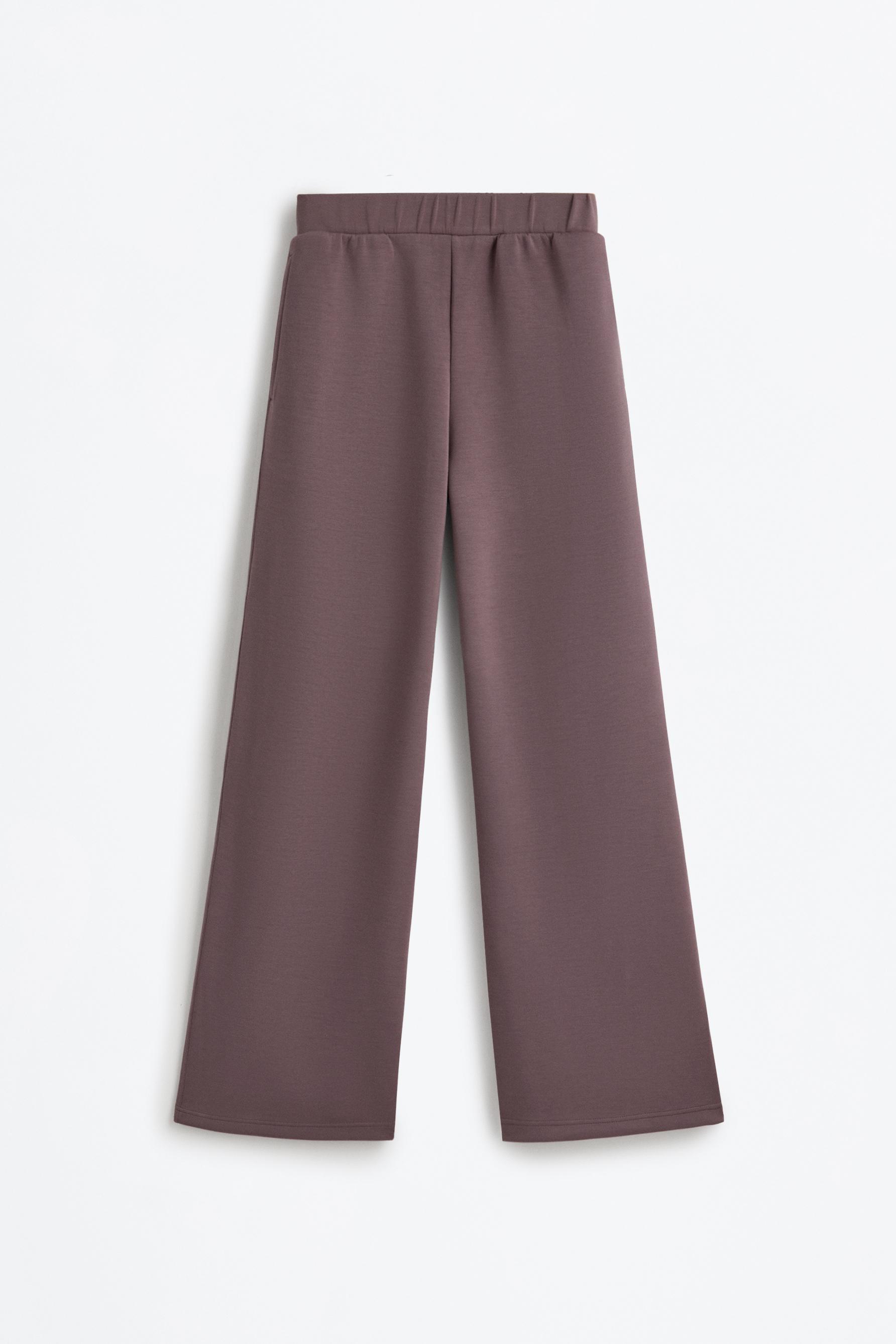 Pantalón felpa fluida