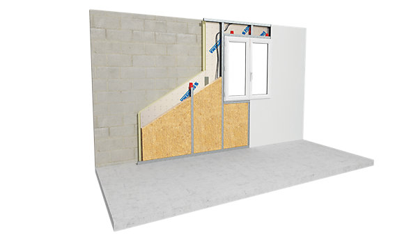 Panneau de fibre de bois Soprema 122 x 57,5 cm ep. 100 mm 2.6m²K/W (vendu par lot 4 panneaux)