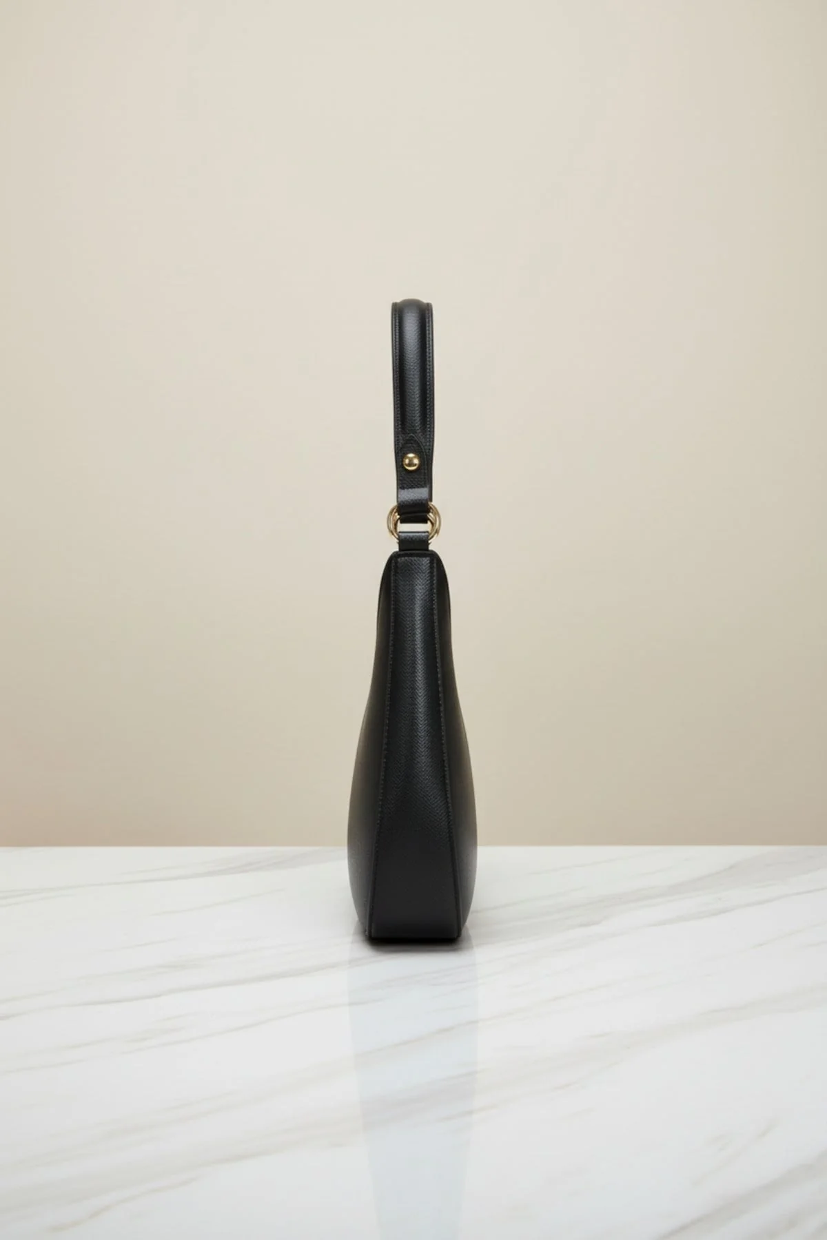 Black Scoop Shoulder Bag