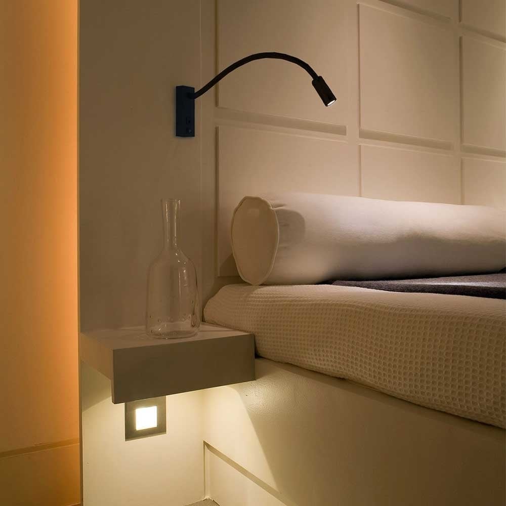 Artdelight Wandlamp Easy LED USB Zwart