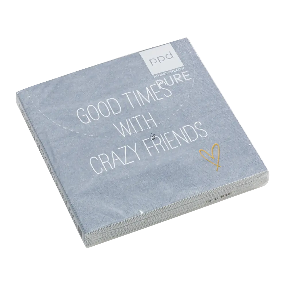 Papierserviette 20er-Set Crazy Friends