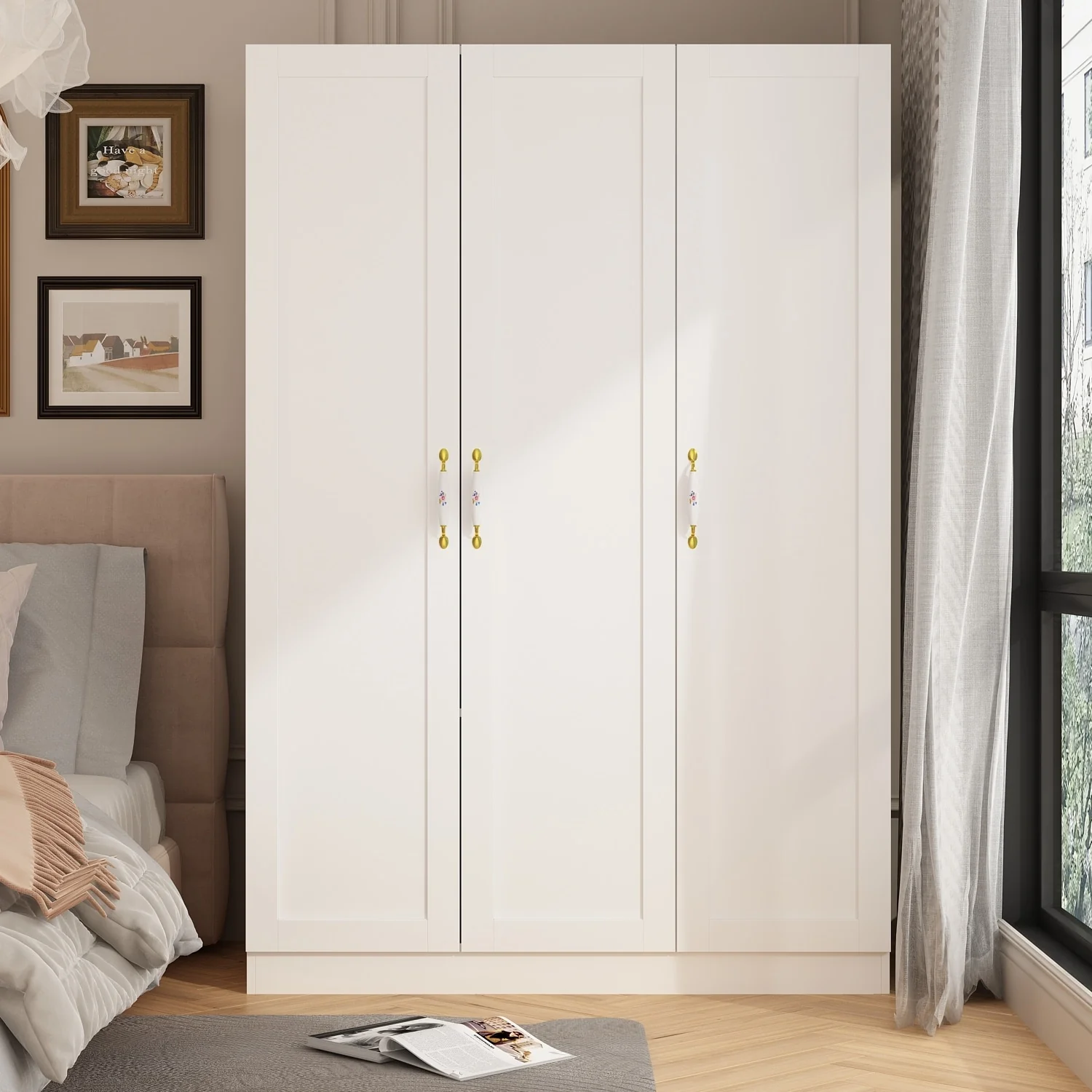 Kerrogee Grand Wardrobe/Armoire/Closet , 47.2 W x 69.7 H x 18.3 D