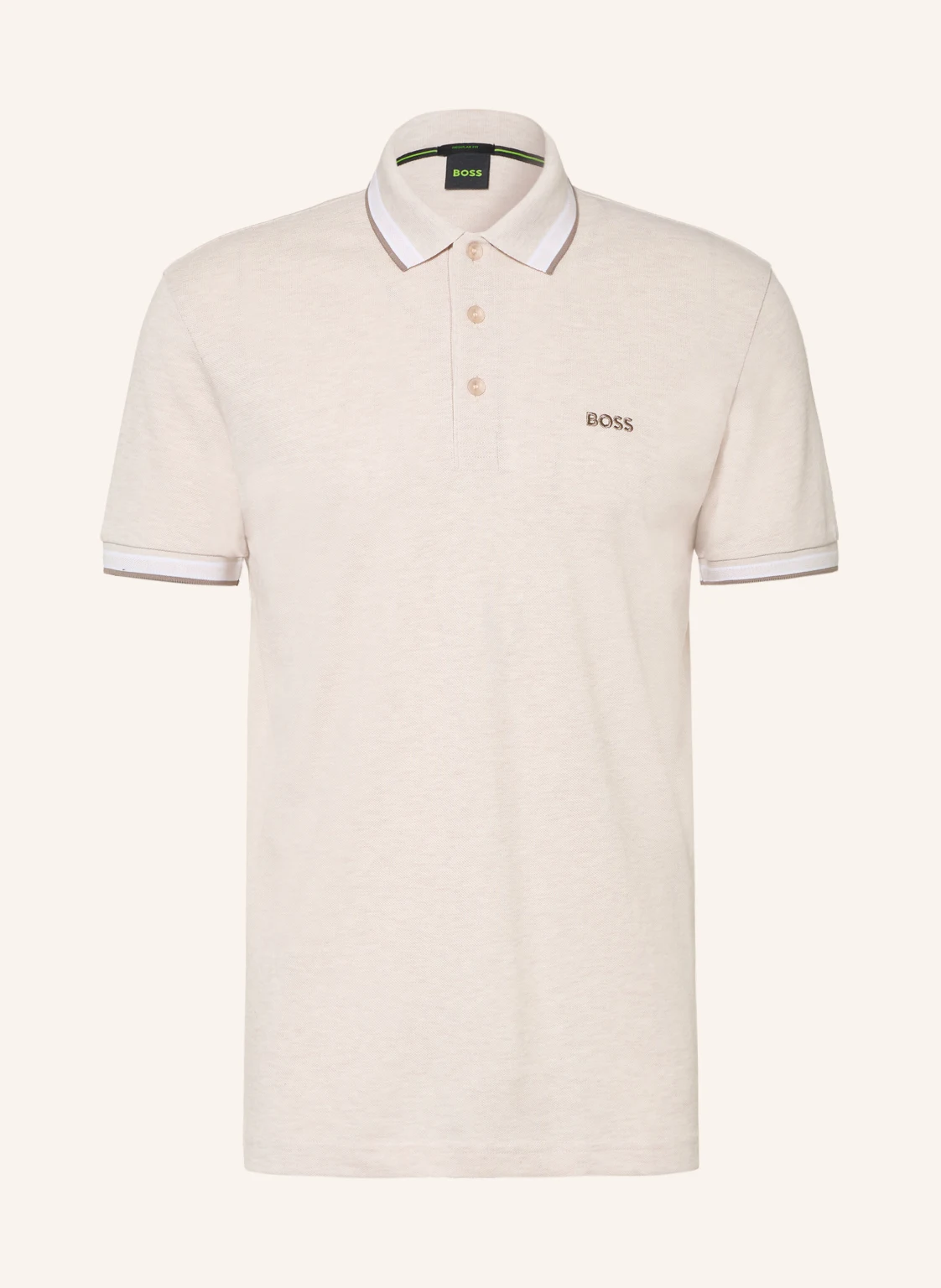 BOSS Piqué-Poloshirt PADDY CURVED Regular Fit