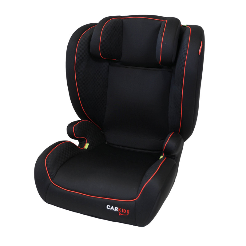Siège pour enfant Frankie noir et rouge 100 - 150 cm CARKIDS