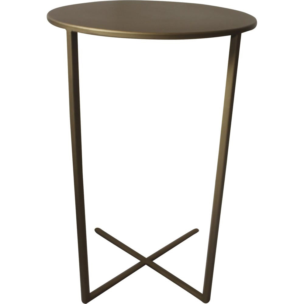 Lesli Living tuintafel Xavi - goud - Ø35x60cm