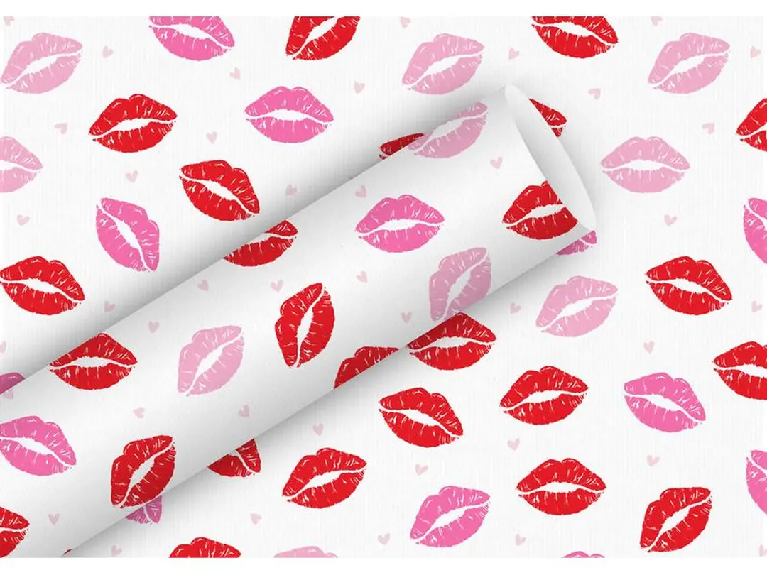 Geschenkpapier Lippen