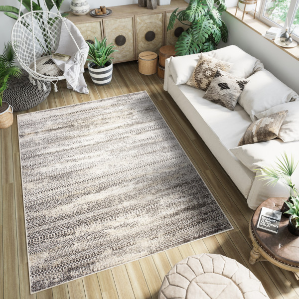 Dywan Chemex Petra Nowoczesny 5011 1 244 Beżowy 120x170