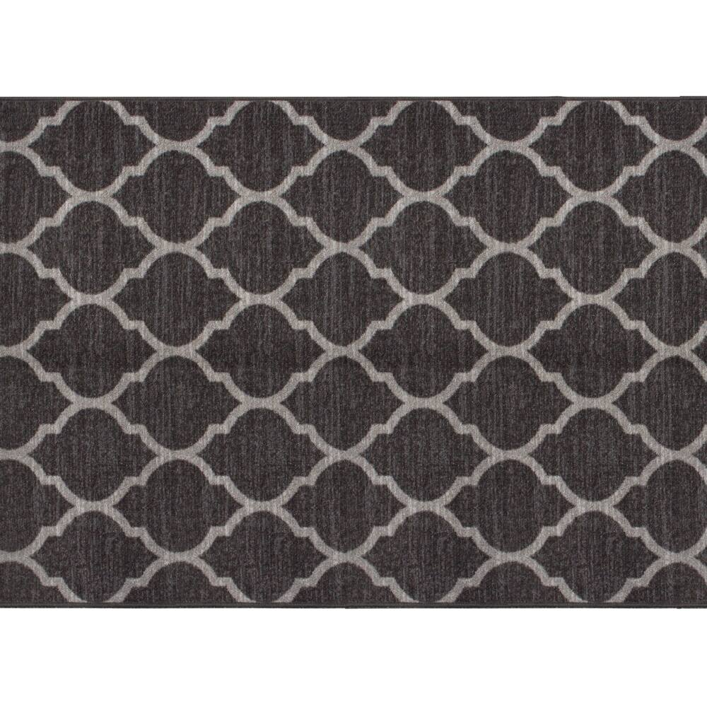 Multy Home Gardengate Charcoal Roll Runner, 26-in