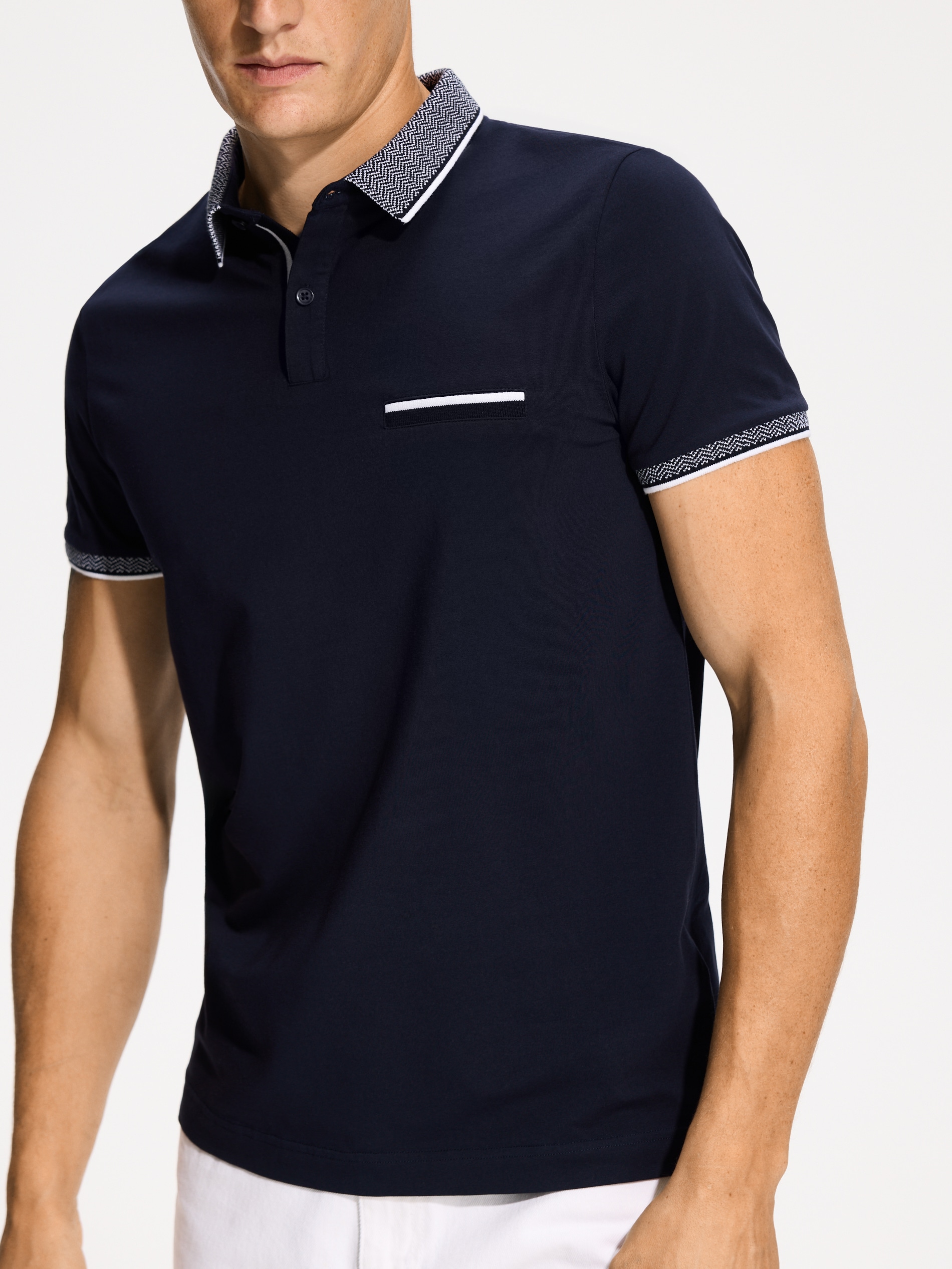 Bawełniana koszulka polo slim