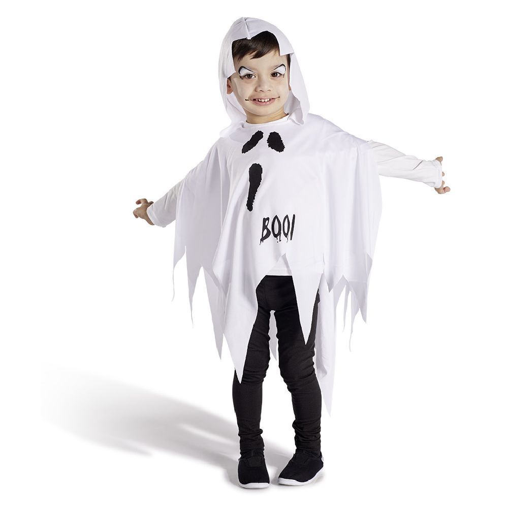 Déguisement enfant Halloween fantôme blanc - Taille unique