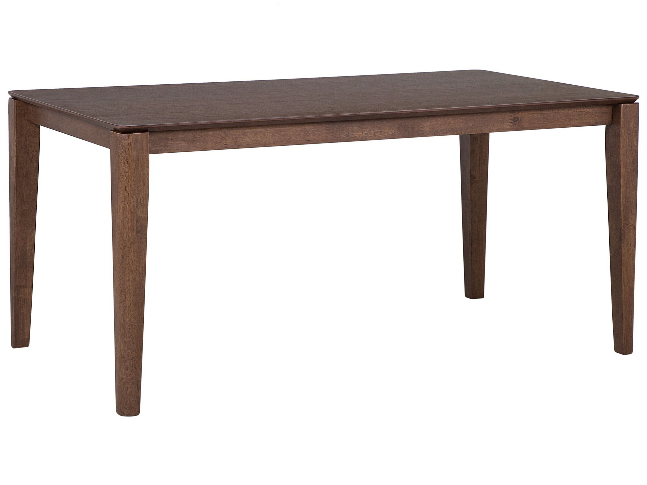 Stół do jadalni 160 x 90 cm ciemny brąz LOTTIE