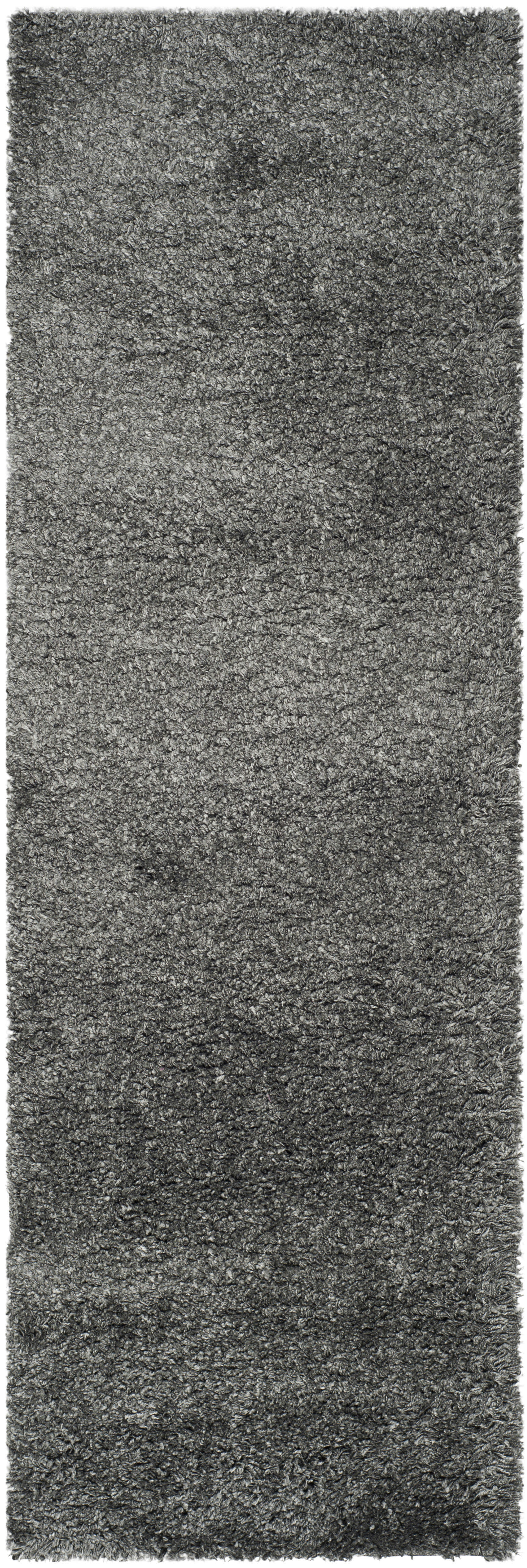 CALIFORNIA SHAG - Tapis de salon interieur en gris fonce, 69 x 213 cm