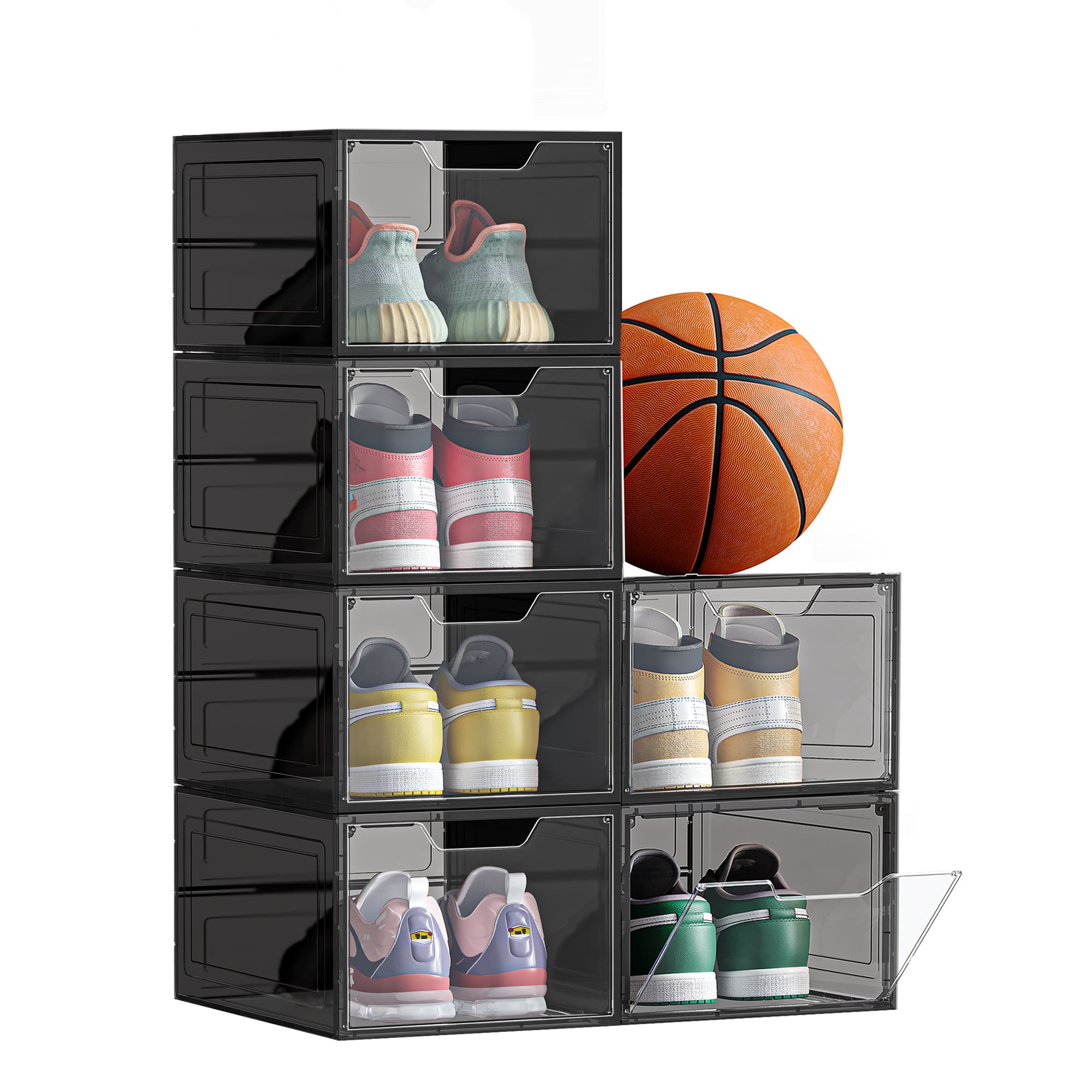 Boîtes à chaussures en plastique