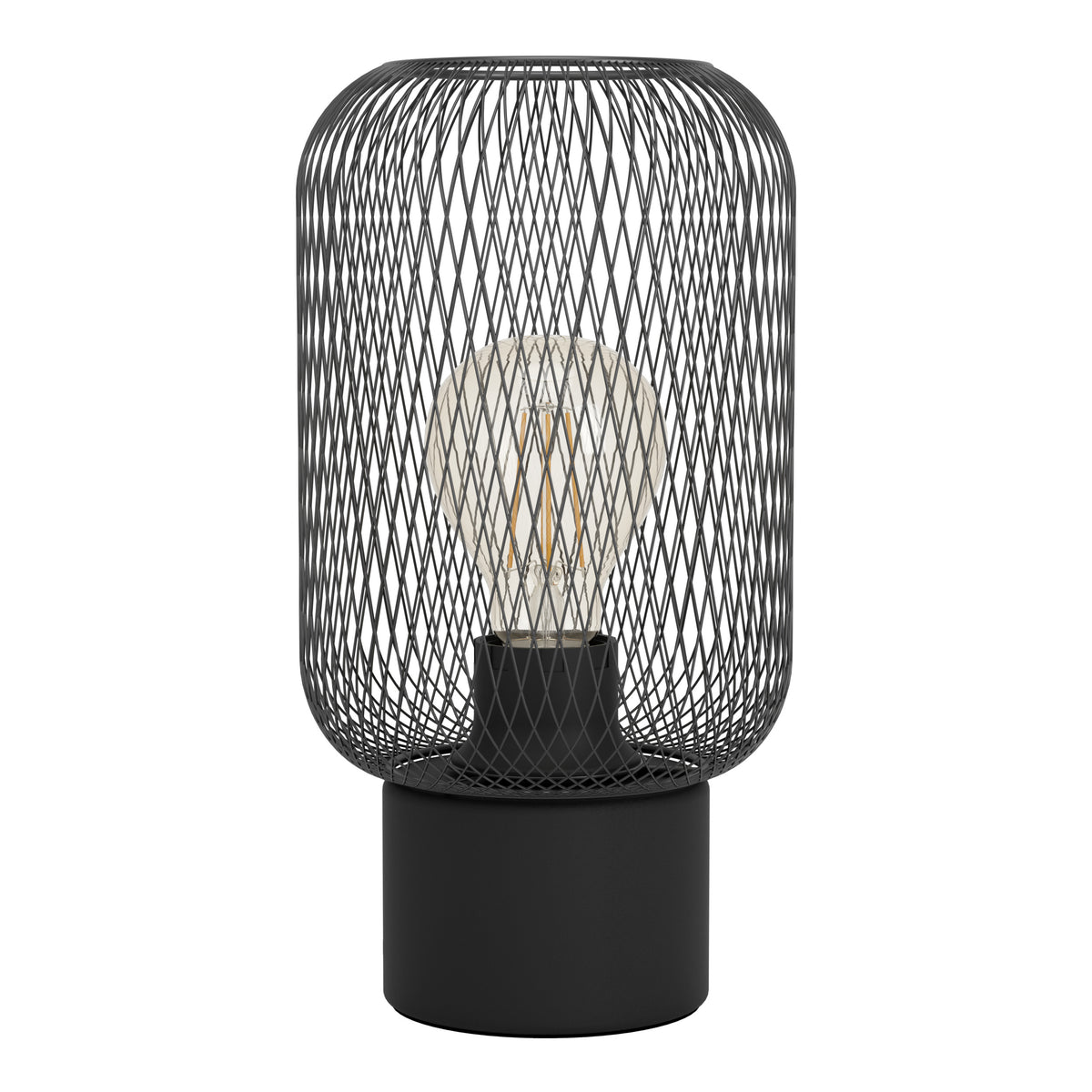 EGLO tafellamp Wrington - e27 - 28,5 cm - zwart