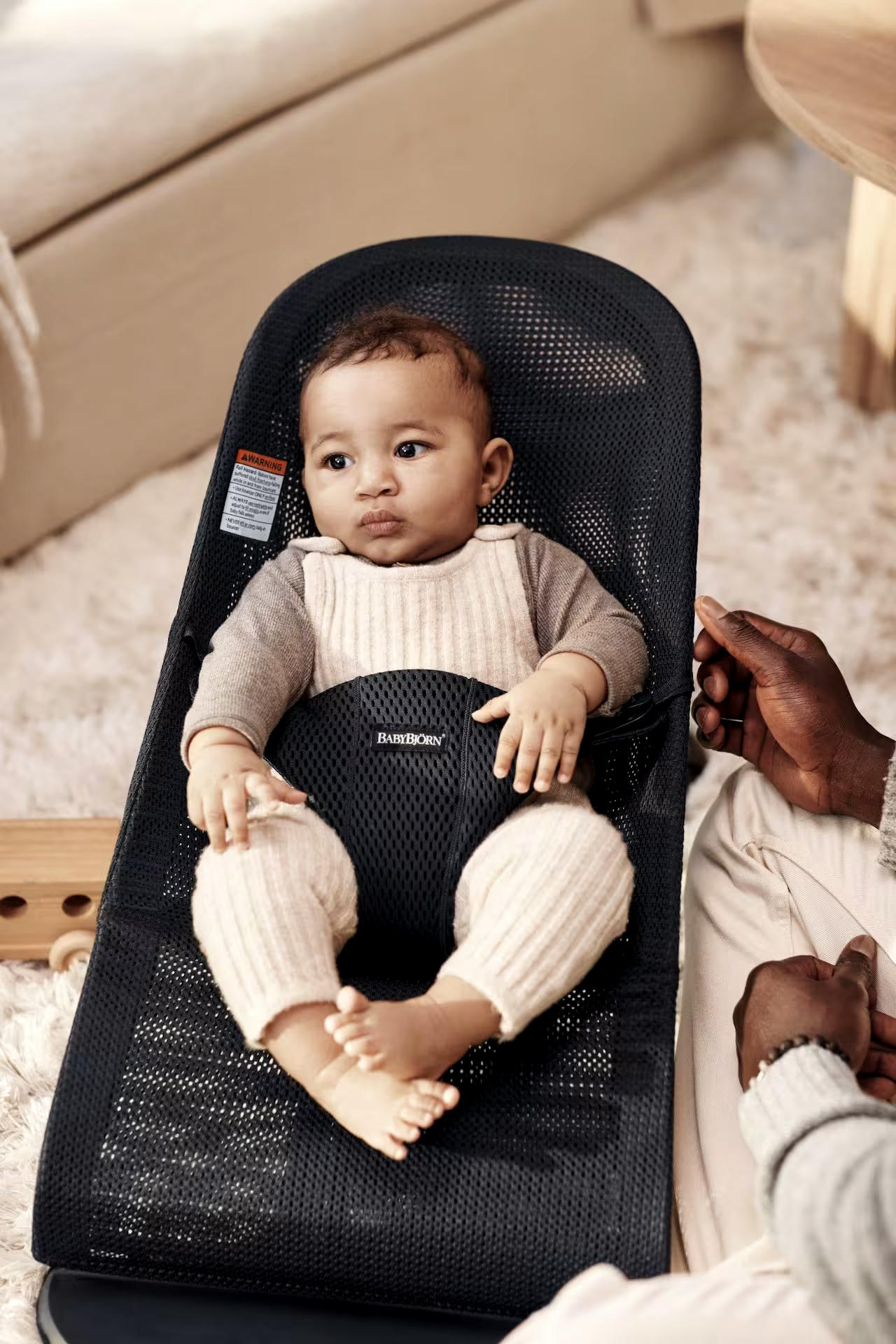 BabyBjorn Bliss Mesh Bouncer, Black