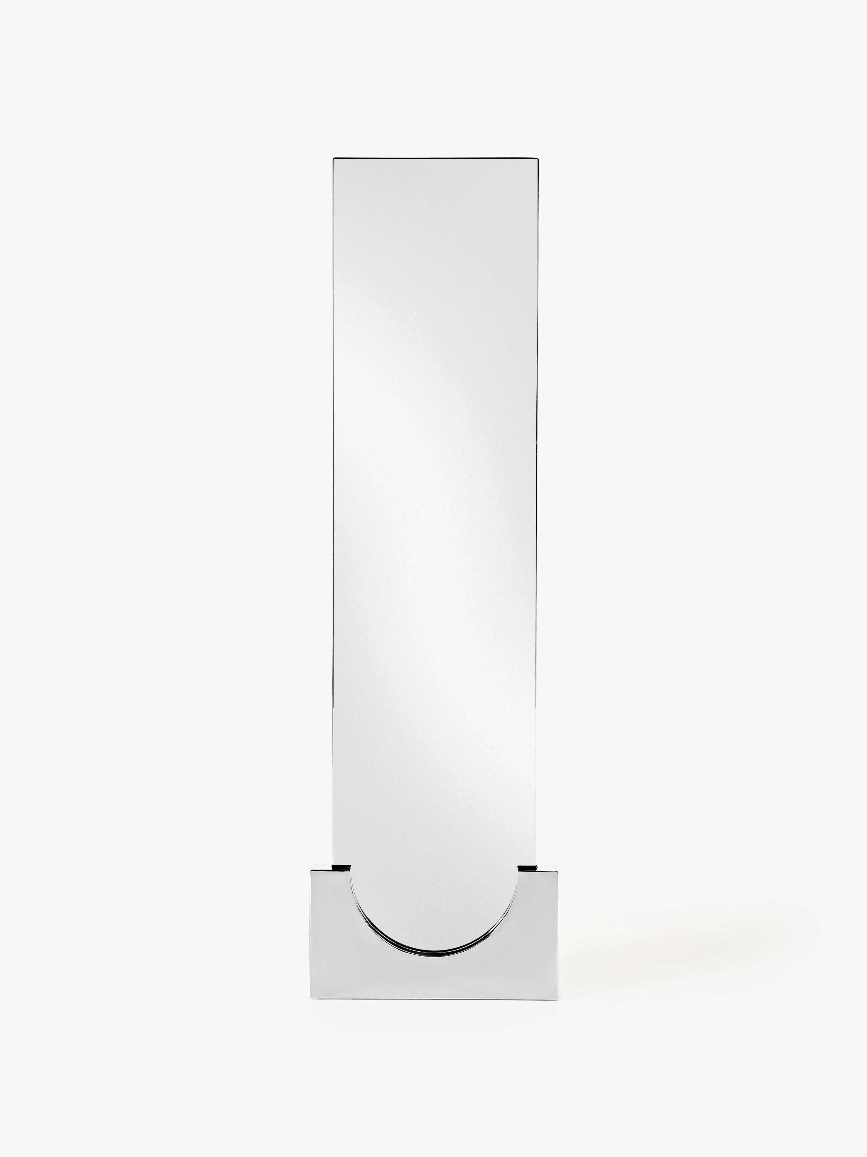 Eckiger Standspiegel Finn mit Metallfuß