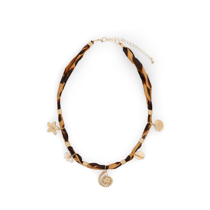 Manfield Panter ketting met goudkleurige hangers