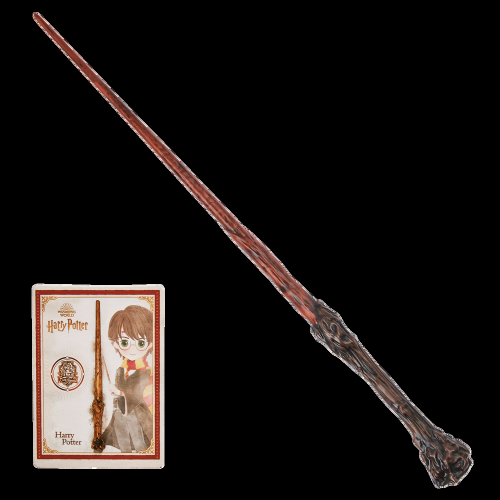 Wizarding World, Authentic Spellbinding Harry Potter Wand with Collectible Spell Card, Assorted, Age 5+
