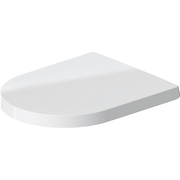 Duravit ME by Starck Abattant WC Blanc frein de chute et charnière inox - 0020090000