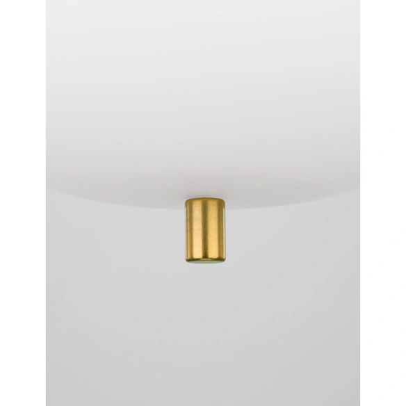 Pendelleuchte »Lato «, LED, 1-flammig, goldfarben/weiß