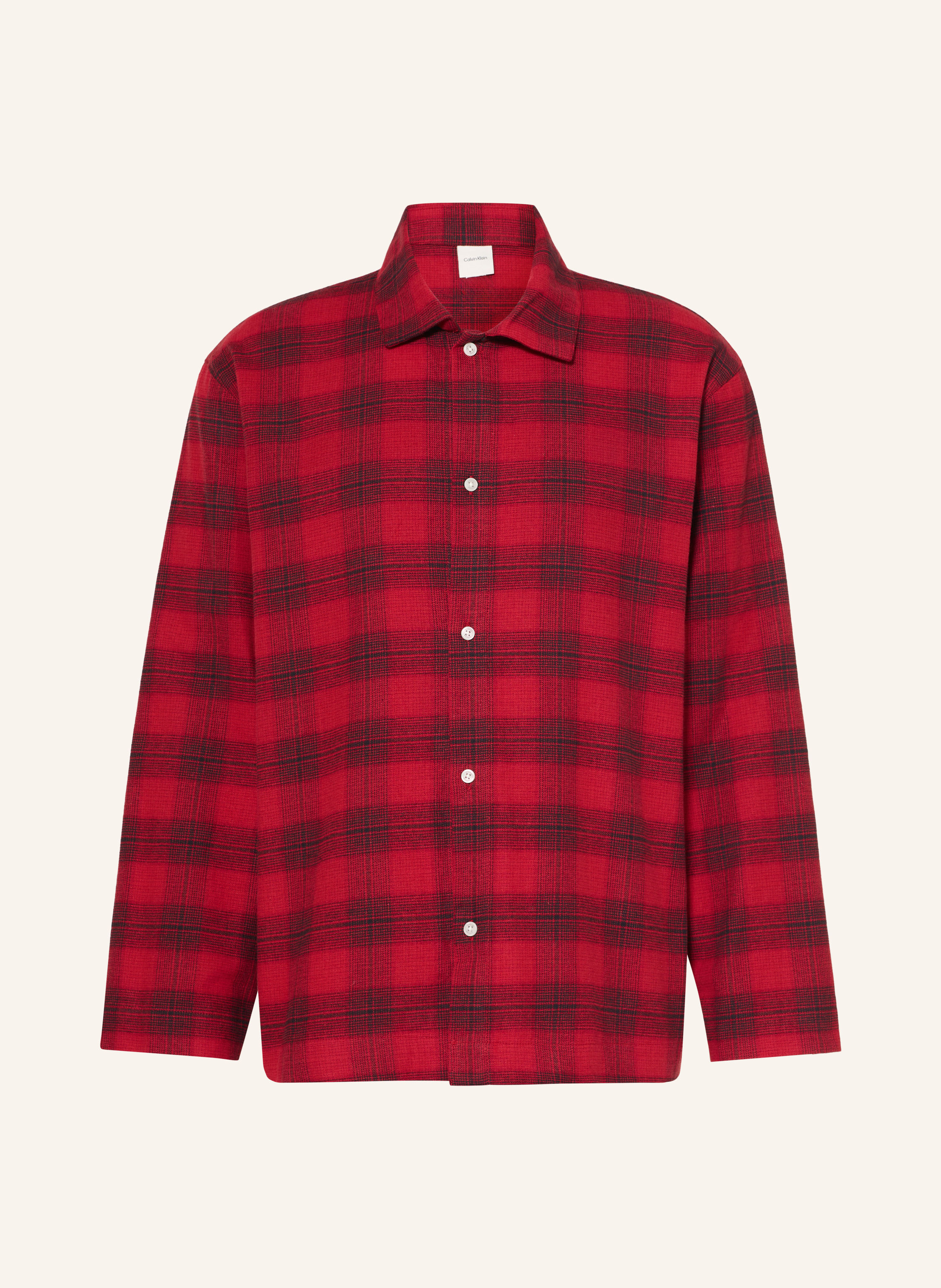 Calvin Klein Schlafshirt FLANNEL SLEEP aus Flanell