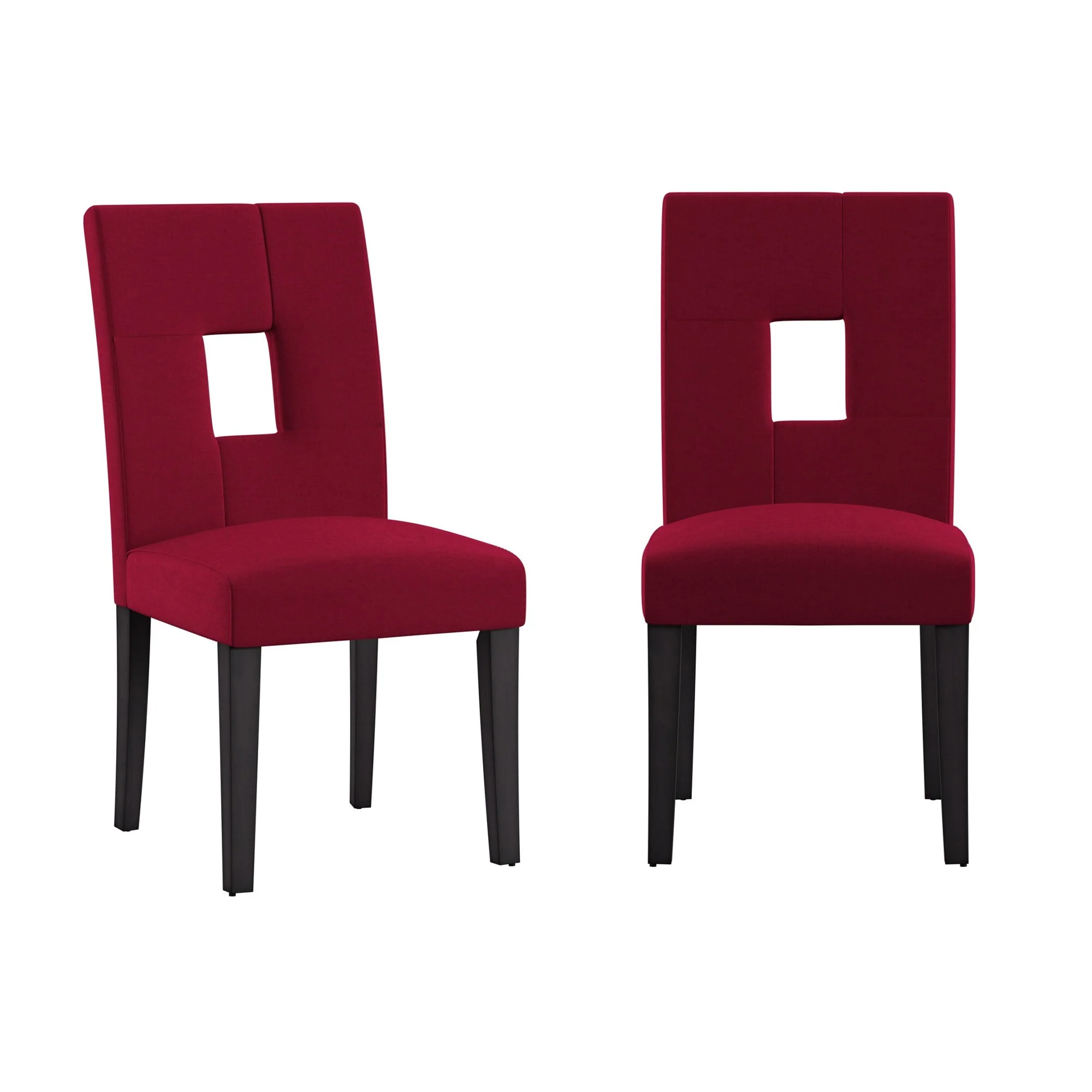 Brda Keyhole Back Dining Chairs (Set of 2) - Dining Chair