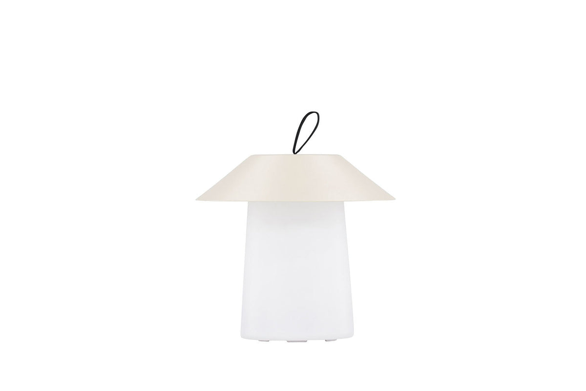 Rebellenclub Buitenlamp Larn - beige - Ø 14 cm