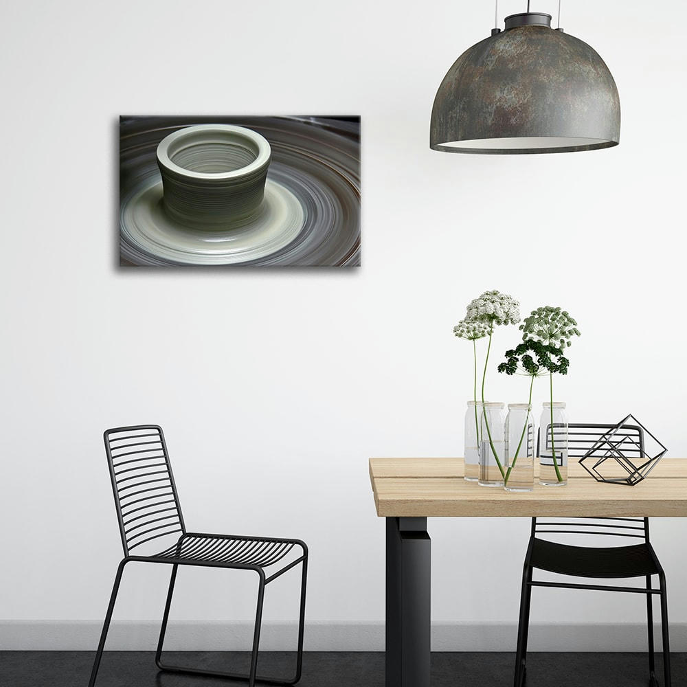 - Tableau impression sur toile - Tourbillons D'Art 60x90cm