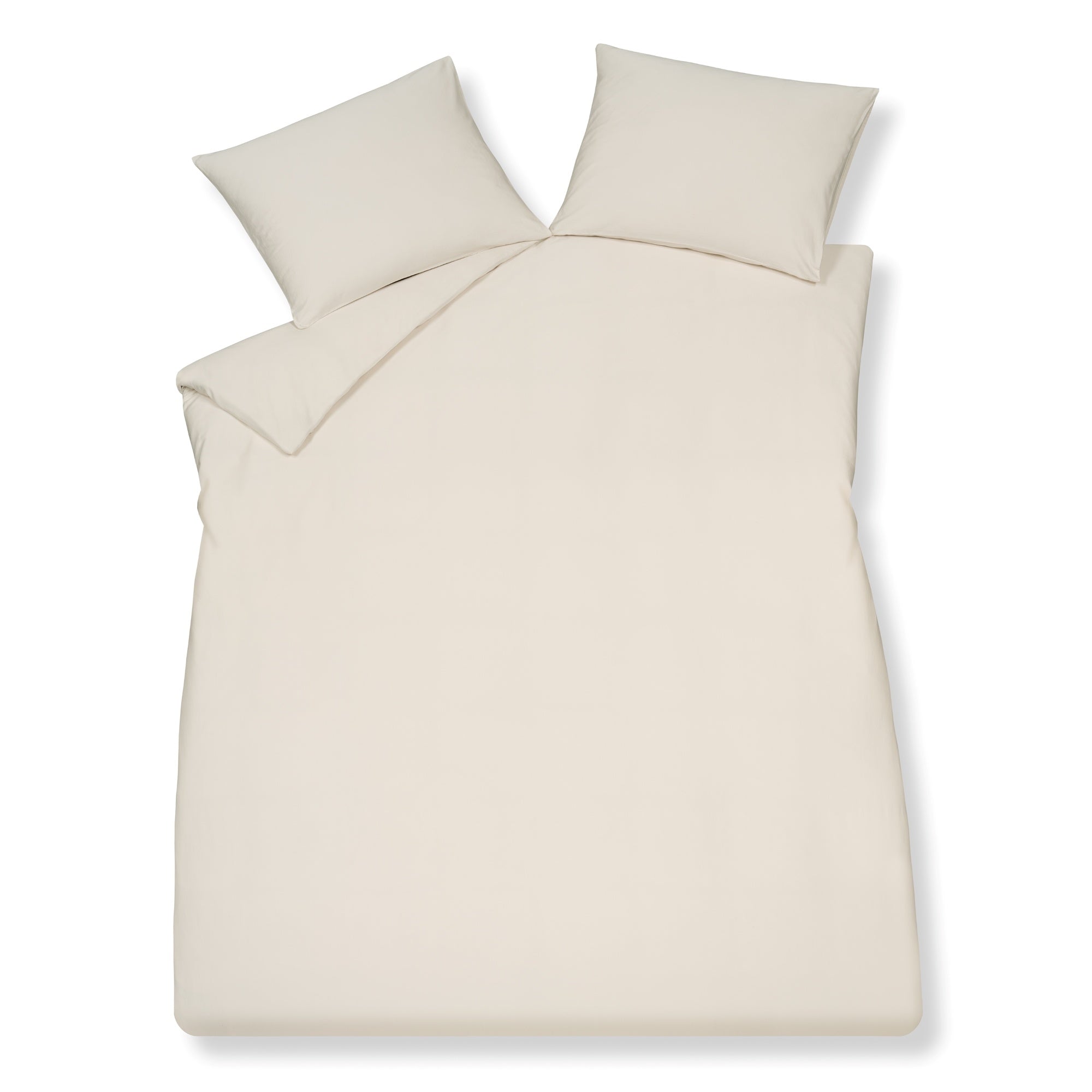 Pure 84 Dekbedovertrek Cream Tan   200 x 200 220 cm   Ivoor   Beige