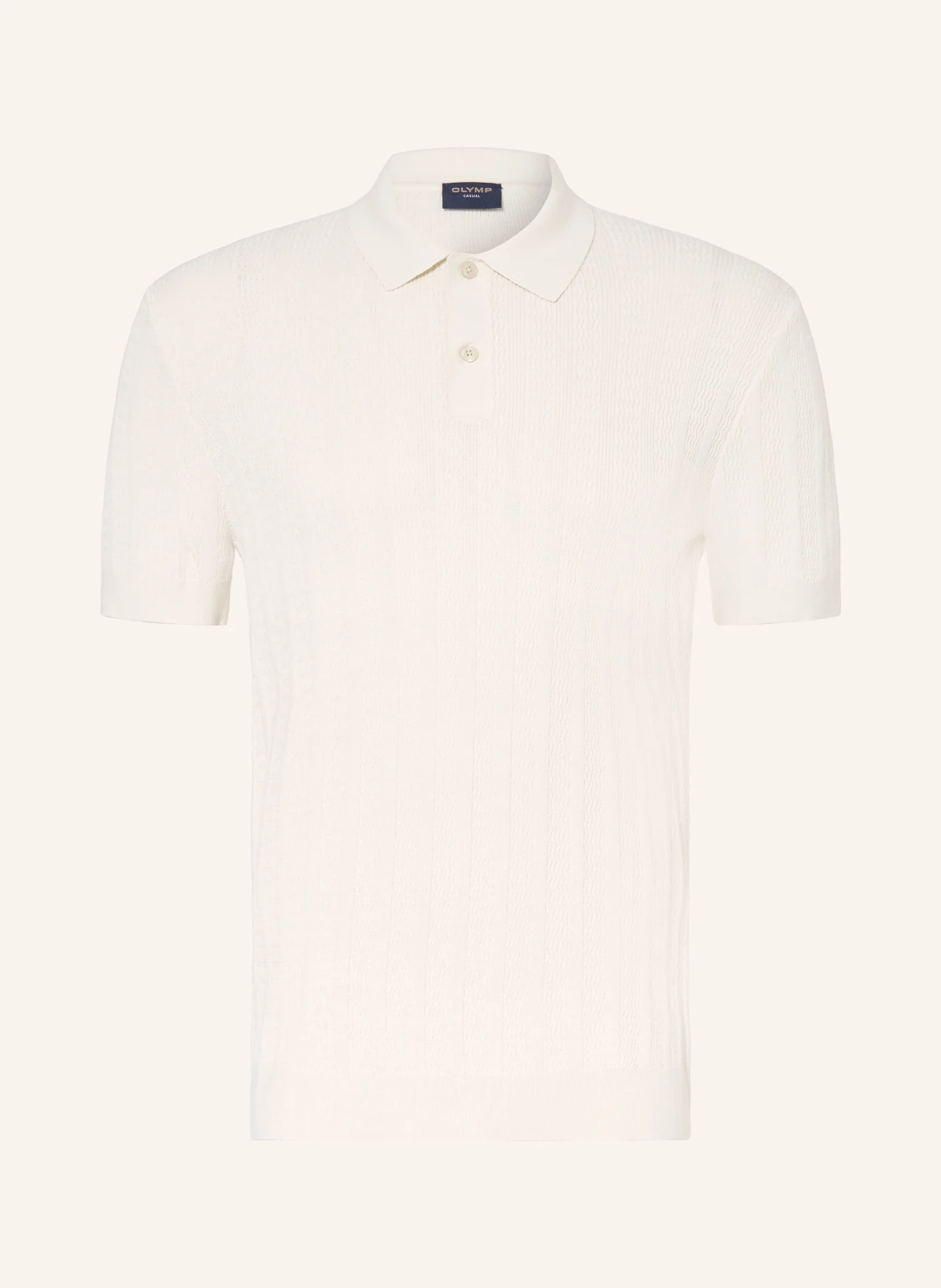 OLYMP Strick-Poloshirt