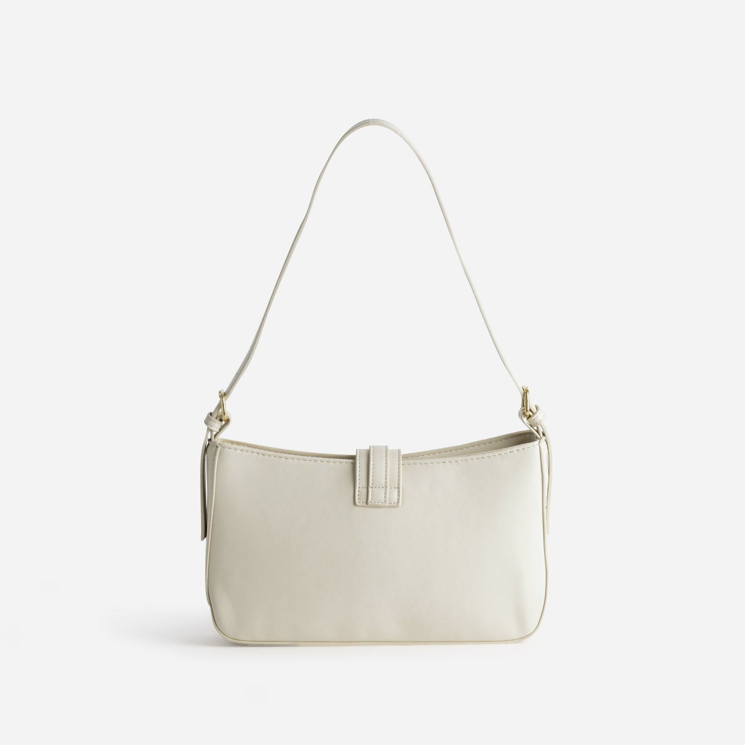 Sac écru porté épaule