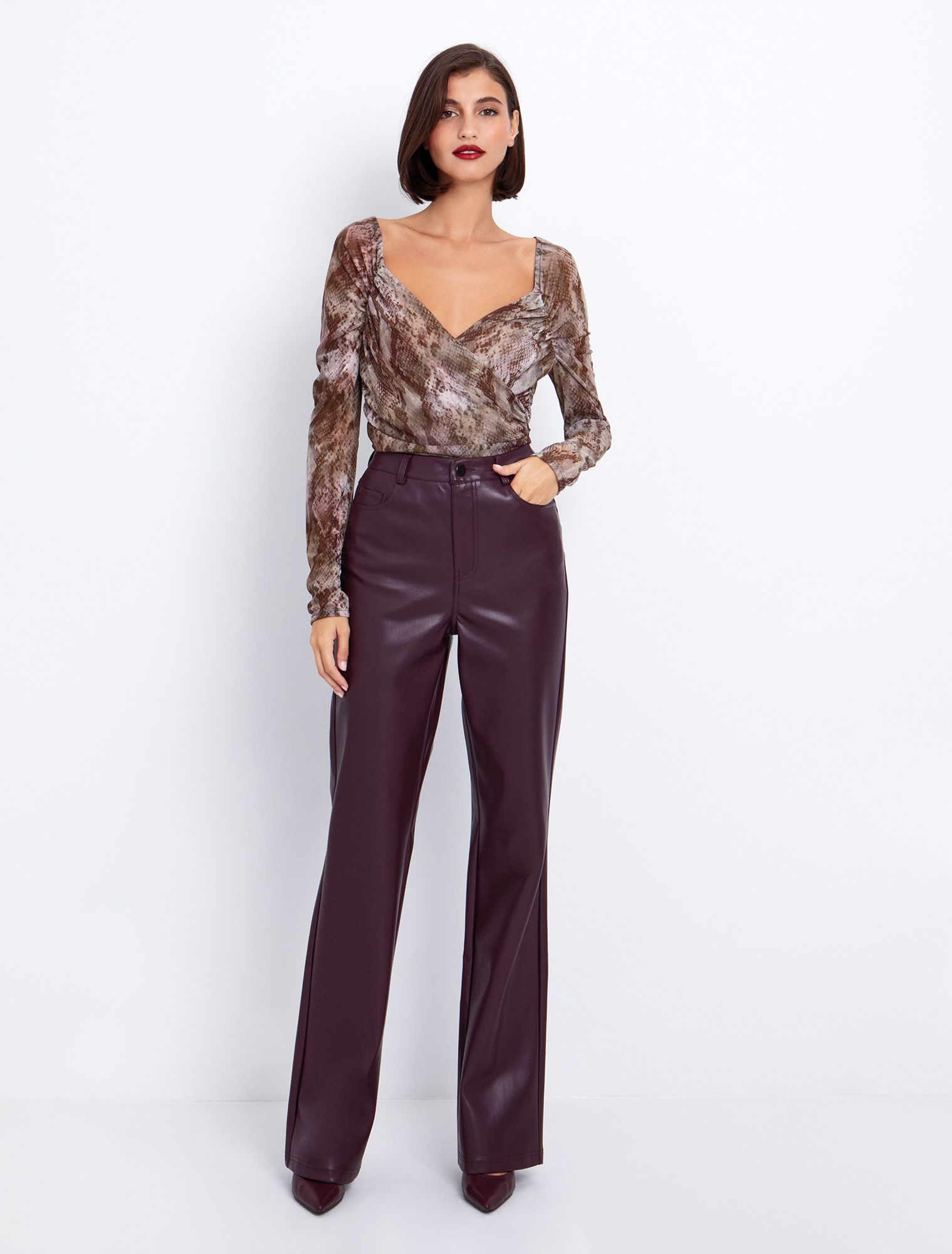 Snake μπλούζα από τούλι