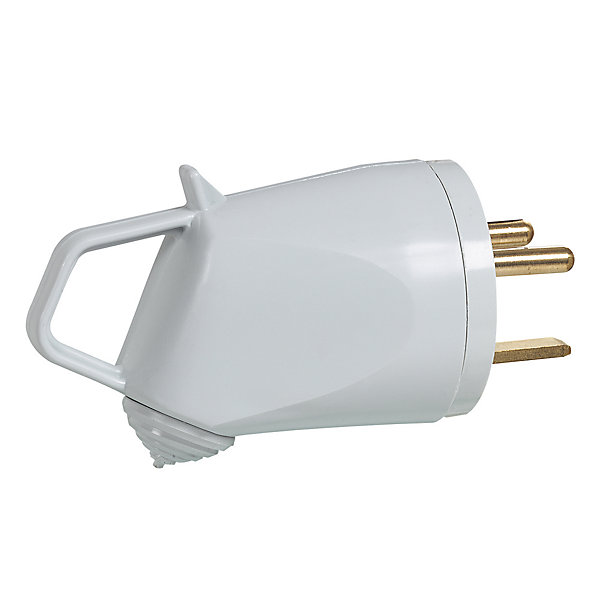 Fiche mâle Plexo 20 A 2 ports avec terre Legrand 230 V